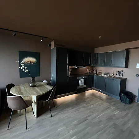 Toppleilighet Med Nydelig Utsikt Til Munkholmen Apartamento